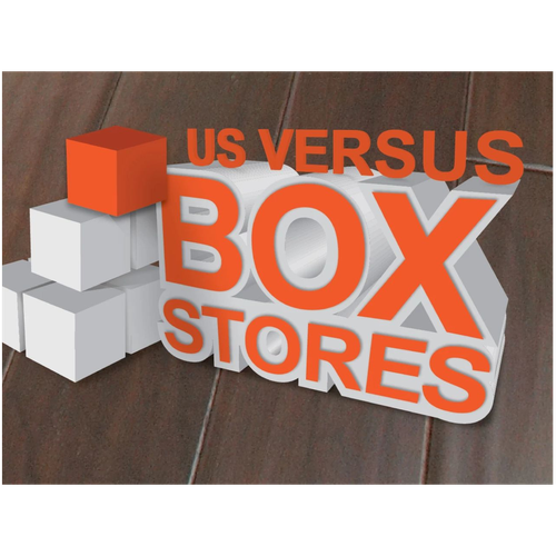 Us vs Box Stores graphic from Scott's Flooring in Barrie, ON
